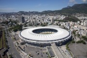 Aerial view of the Journalist Mario Filho Stadium (1950) - also known as Maracana - Rio de Janeiro city - Rio de Janeiro state (RJ) - Brazil