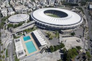 Aerial view of the Journalist Mario Filho Stadium (1950) - also known as Maracana - Rio de Janeiro city - Rio de Janeiro state (RJ) - Brazil