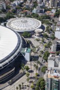 Aerial view of the Journalist Mario Filho Stadium (1950) - also known as Maracana - Rio de Janeiro city - Rio de Janeiro state (RJ) - Brazil