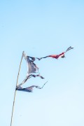 Scratched flag - Rio de Janeiro city - Rio de Janeiro state (RJ) - Brazil