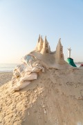 Sand sculpture - Copacabana Beach - Rio de Janeiro city - Rio de Janeiro state (RJ) - Brazil