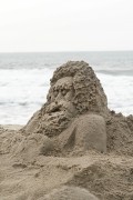 Sand sculpture - Copacabana Beach - Rio de Janeiro city - Rio de Janeiro state (RJ) - Brazil