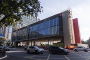 View of the Art Museum of Sao Paulo (MASP) from  Paulista Avenue - Sao Paulo city - Sao Paulo state (SP) - Brazil