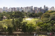 Ibirapuera Park seen from the terrace of the Museum of Contemporary Art (MAC) - Sao Paulo city - Sao Paulo state (SP) - Brazil