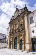 Facade of Third order of Sao Francisco Church (1703) - Salvador city - Bahia state (BA) - Brazil