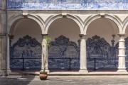 Inside of cloister of the Sao Francisco Convent and Church (XVIII century)  - Salvador city - Bahia state (BA) - Brazil