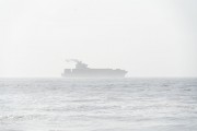 Cargo ship seen from Copacabana Beach - Rio de Janeiro city - Rio de Janeiro state (RJ) - Brazil