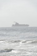 Cargo ship seen from Copacabana Beach - Rio de Janeiro city - Rio de Janeiro state (RJ) - Brazil