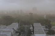 Sandstorm in the Higienopolis neighborhood - Sao Jose do Rio Preto city - Sao Paulo state (SP) - Brazil