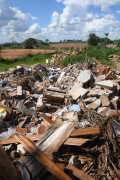 Irregular disposal of garbage and construction waste in rural area - Sebastianopolis do Sul city - Sao Paulo state (SP) - Brazil