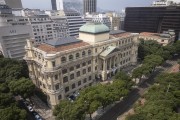 Picture taken with drone of the National library  - Rio de Janeiro city - Rio de Janeiro state (RJ) - Brazil