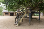 School playground in the Santo Antonio community - Rio Negro Sustainable Development Reserve - Near the Anavilhanas Archipelago - Novo Airao city - Amazonas state (AM) - Brazil