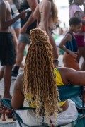 Black woman with braids in her dreadlocked hair - Rio de Janeiro city - Rio de Janeiro state (RJ) - Brazil