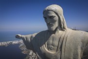 Picture taken with drone of the Christ the Redeemer - Rio de Janeiro city - Rio de Janeiro state (RJ) - Brazil