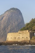 Sao Joao Fortress (1565) - also known as Sao Joao da Barra do Rio de Janeiro Fortress with  Sugar Loaf in the background - Rio de Janeiro city - Rio de Janeiro state (RJ) - Brazil