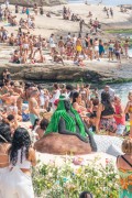 Sand sculpture in honor of Yemanja made by artist Rogean Rodrigues on the day of the Yemanja festival
 - Rio de Janeiro city - Rio de Janeiro state (RJ) - Brazil