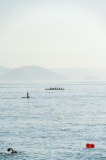 Hawaiian canoe on Copacabana Beach - Rio de Janeiro city - Rio de Janeiro state (RJ) - Brazil