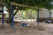 Playground in the Santo Antonio community - Rio Negro Sustainable Development Reserve - Near the Anavilhanas Archipelago - Manaus city - Amazonas state (AM) - Brazil