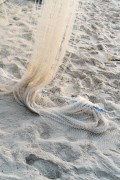 Fishing net - Fishing village Z-13 - on Post 6 of Copacabana Beach - Rio de Janeiro city - Rio de Janeiro state (RJ) - Brazil