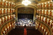 Symphony orchestra rehearsal - inside of Amazon Theatre (1896) - Manaus city - Amazonas state (AM) - Brazil