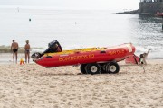 Motorized inflatable boat for combating drowning at sea - Fire Department - 17th Military Firefighting Group (GBM) - Rio de Janeiro city - Rio de Janeiro state (RJ) - Brazil