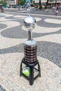 Replica of the Copa Libertadores da America won by Botafogo de Futebol e Regatas in 2024 - Rio de Janeiro city - Rio de Janeiro state (RJ) - Brazil