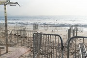 Mobile grids for demarcation of events on the sand of Copacabana Beach - Rio de Janeiro city - Rio de Janeiro state (RJ) - Brazil
