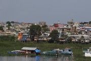 Houses on Stilts - Manaus city - Amazonas state (AM) - Brazil