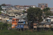 Houses on Stilts - Manaus city - Amazonas state (AM) - Brazil