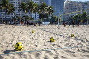 Balls for footvolley lessons at Leme Beach - Rio de Janeiro city - Rio de Janeiro state (RJ) - Brazil