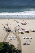 Top view of the Copacabana Beach waterfront - Rio de Janeiro city - Rio de Janeiro state (RJ) - Brazil