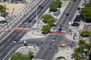 Top view of the Copacabana Beach waterfront - Rio de Janeiro city - Rio de Janeiro state (RJ) - Brazil