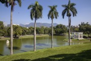 View of lake of the Quinta da Boa Vista Park with the Temple of Apollo (1910) - Rio de Janeiro city - Rio de Janeiro state (RJ) - Brazil