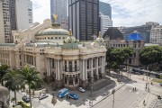 Facade of the Municipal Theater of Rio de Janeiro (1909) - Rio de Janeiro city - Rio de Janeiro state (RJ) - Brazil