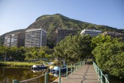 Cyclist - bike lane of Rodrigo de Freitas Lagoon - Rio de Janeiro city - Rio de Janeiro state (RJ) - Brazil