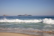 Leblon Beach waterfront with the Natural Monument of Cagarras Island in the background - Rio de Janeiro city - Rio de Janeiro state (RJ) - Brazil