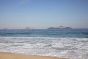 Leblon Beach waterfront with the Natural Monument of Cagarras Island in the background - Rio de Janeiro city - Rio de Janeiro state (RJ) - Brazil