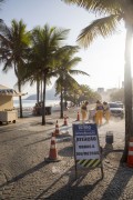 Workers carrying out conservation work in Arpoador - Rio de Janeiro city - Rio de Janeiro state (RJ) - Brazil