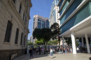 Detail of facade of the Art Museum of Rio (MAR) - Rio de Janeiro city - Rio de Janeiro state (RJ) - Brazil