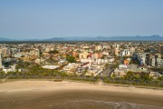 Picture taken with drone of the Central Beach - Guaratuba city - Parana state (PR) - Brazil