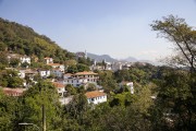 Houses of Santa Teresa seen from Rato Molhado Mirante - Rio de Janeiro city - Rio de Janeiro state (RJ) - Brazil