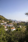 Houses of Santa Teresa seen from Rato Molhado Mirante - Rio de Janeiro city - Rio de Janeiro state (RJ) - Brazil
