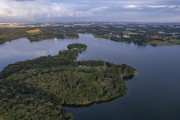 Picture taken with drone of Passauna River basin - Passauna Environmental Protection Area - Campo Largo city - Parana state (PR) - Brazil