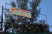 Bike rack in Vidigal Slum - Rio de Janeiro city - Rio de Janeiro state (RJ) - Brazil