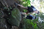 Tourists on trail to Morro Dois Irmaos (Two Brothers Mountain) - Rio de Janeiro city - Rio de Janeiro state (RJ) - Brazil