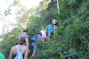 Tourists on trail to Morro Dois Irmaos (Two Brothers Mountain) - Rio de Janeiro city - Rio de Janeiro state (RJ) - Brazil