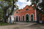 Facade of visitor center of the Vila do Abraao - Angra dos Reis city - Rio de Janeiro state (RJ) - Brazil