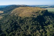 Picture taken with drone of rural area in the far south of APA of the Devonian Escarpment - Lapa city - Parana state (PR) - Brazil