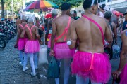 Revelers at the Banda de Ipanema carnival street troup - Rio de Janeiro city - Rio de Janeiro state (RJ) - Brazil