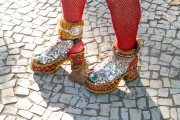 Detail of the revelers shoe at the Banda de Ipanema carnival street troup - Rio de Janeiro city - Rio de Janeiro state (RJ) - Brazil